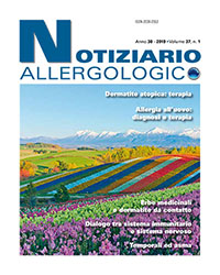 notiziario allergologico volume 37 n.1