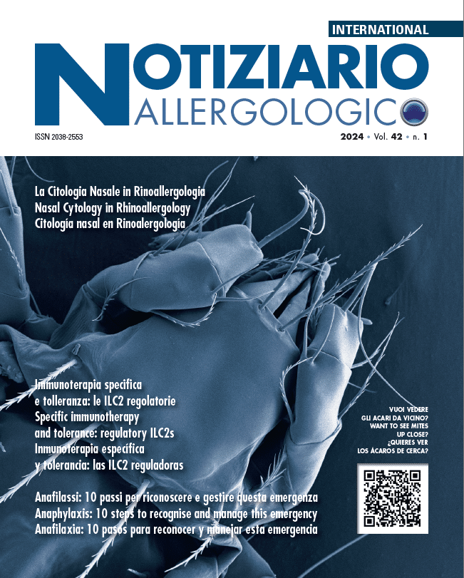Notiziario Allergologico 2024 vol. 42 n.1