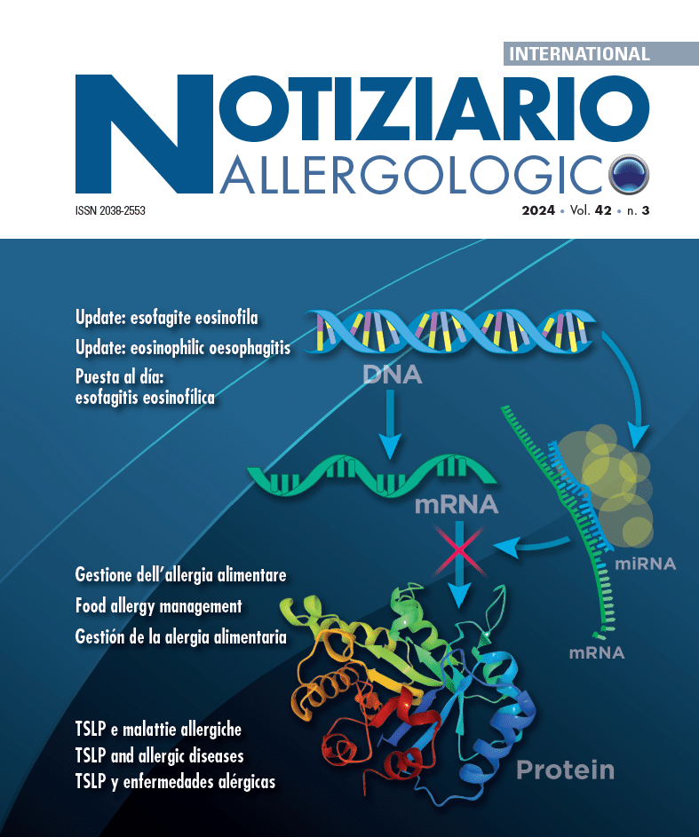 Notiziario Allergologico 2024 – vol.42 n.3