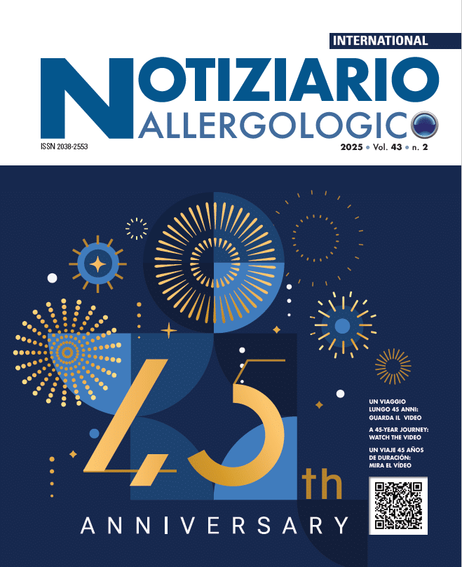 Notiziario Allergologico 2025 – vol. 43, n. 2 Edizione 45° Anniversario